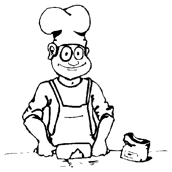 Kuche kochen ausmalbilder