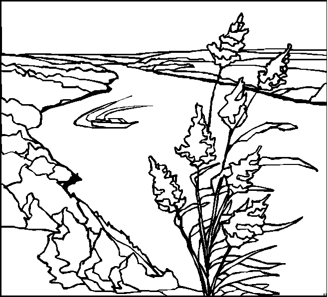 Landschaften ausmalbilder