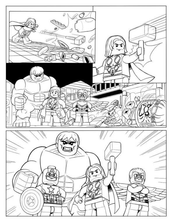 Lego avengers Ausmalbilder Animaatjes.de