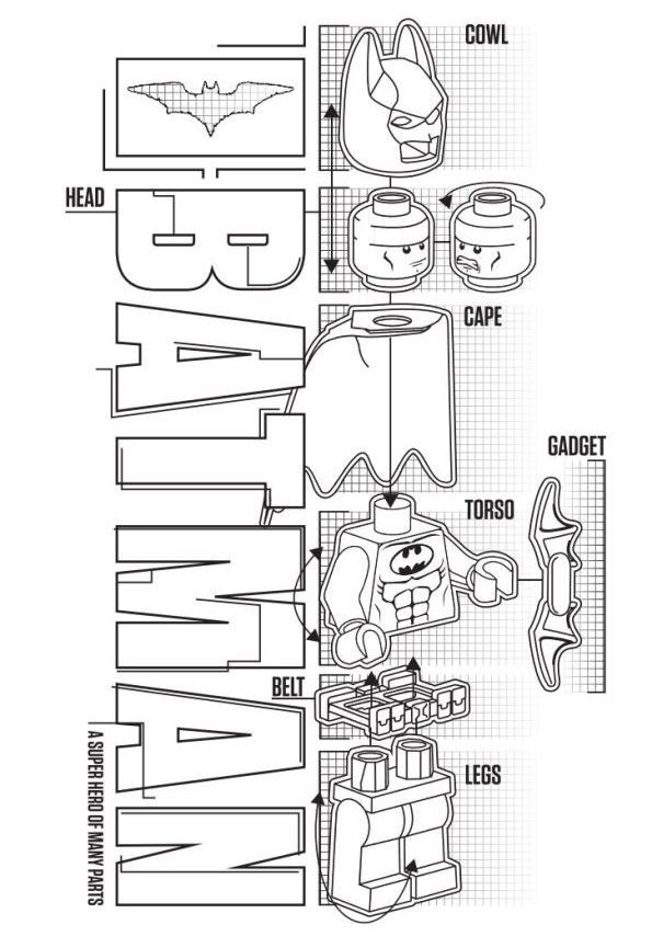 Lego batman ausmalbilder