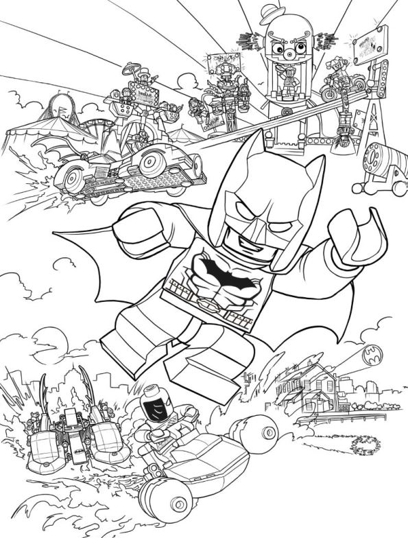 Lego batman ausmalbilder