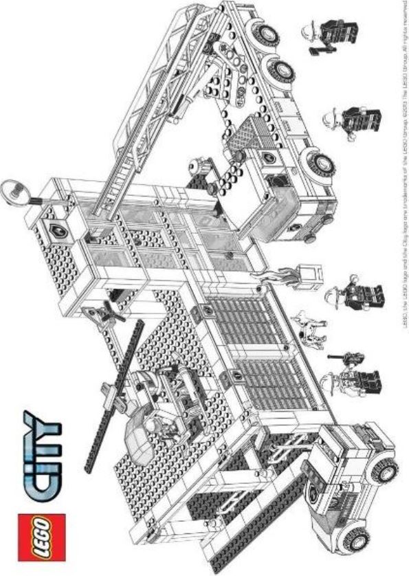 Lego city ausmalbilder