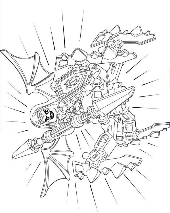 Lego nexo knights Ausmalbilder Animaatjes.de
