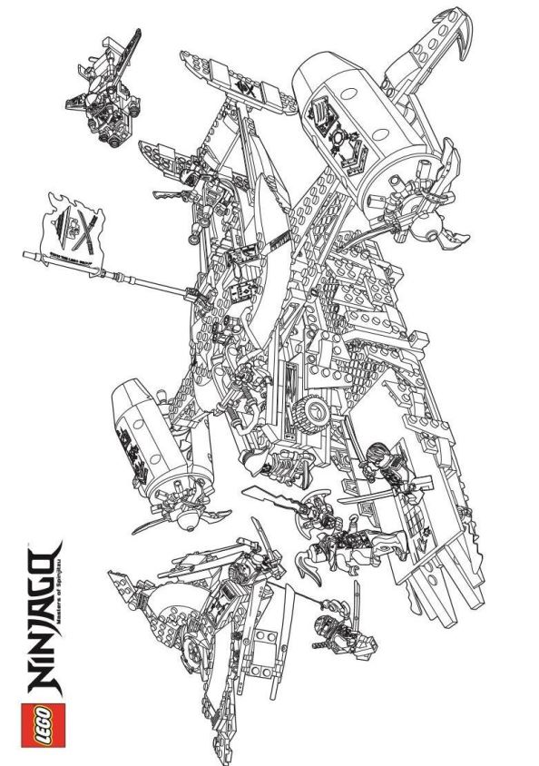 Malvorlage Lego ninjago ausmalbilder k6aua