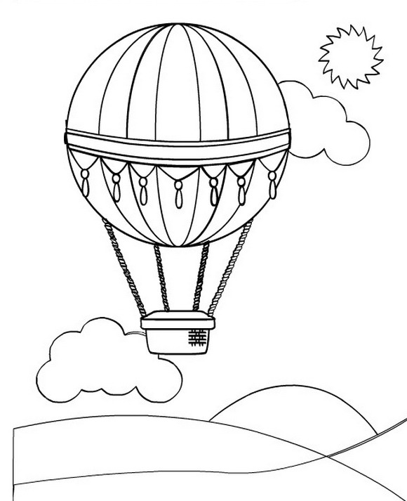 Luftballons ausmalbilder