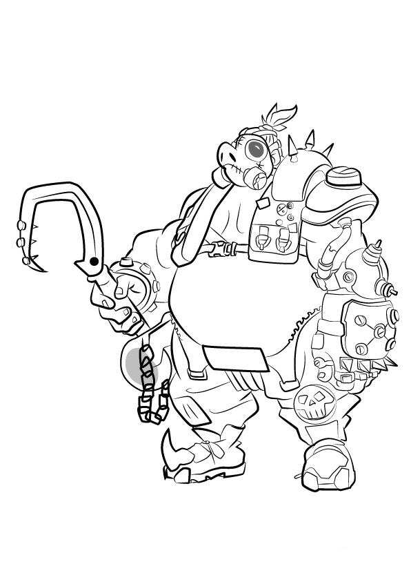 Overwatch ausmalbilder