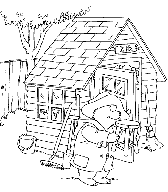 Paddington ausmalbilder