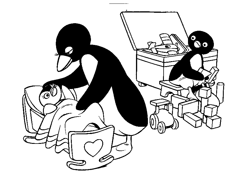 Pingu ausmalbilder