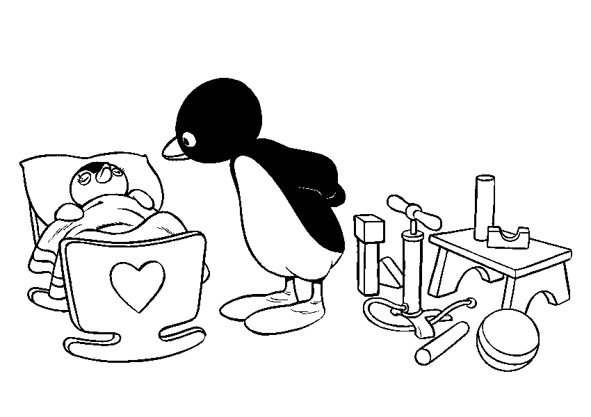 Pingu ausmalbilder