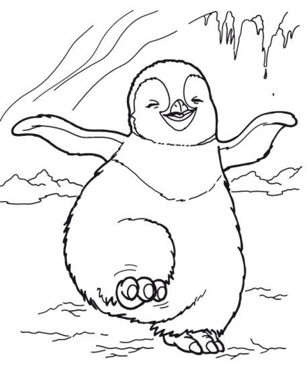 Pinguin ausmalbilder