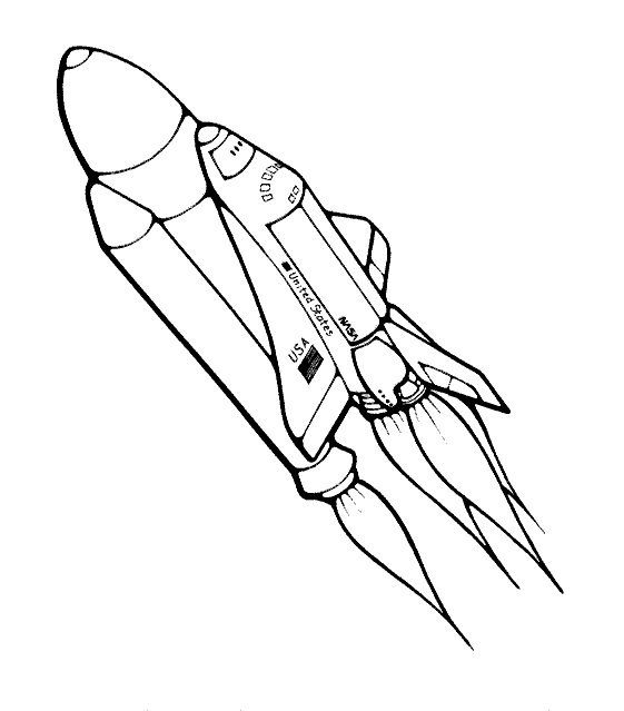 Raumfahrt ausmalbilder