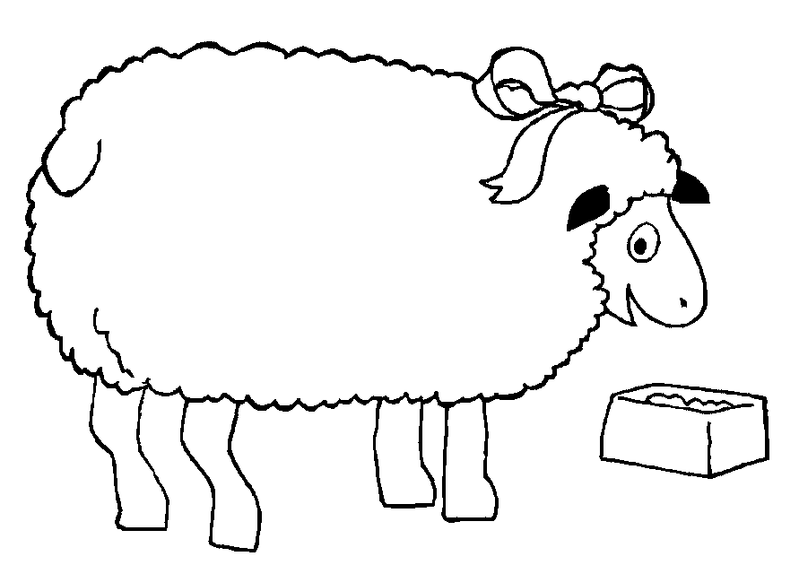 Schafe ausmalbilder