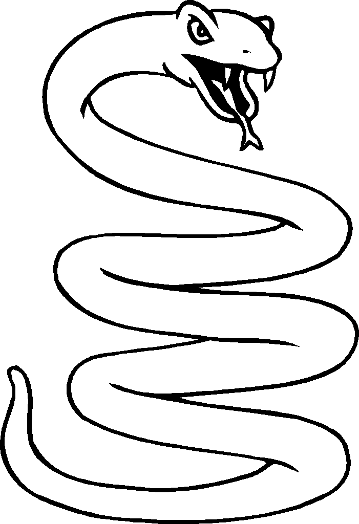 Schlangen ausmalbilder