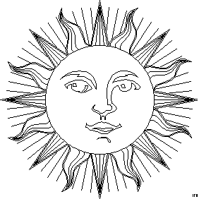 Sonne ausmalbilder