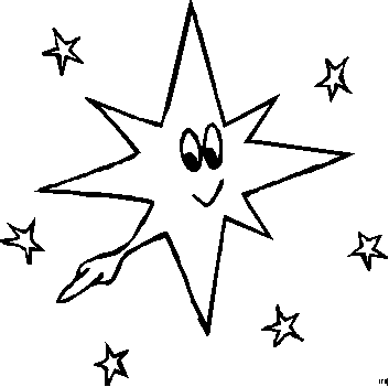 Stern ausmalbilder