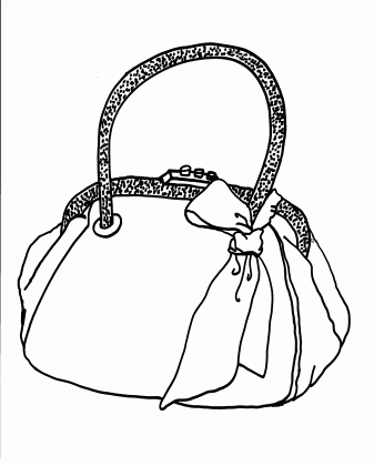 Taschen Ausmalbilder | Animaatjes.de