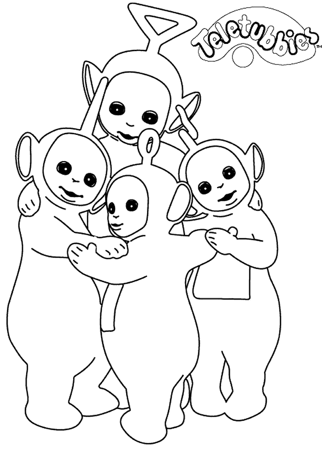 Teletubbies ausmalbilder