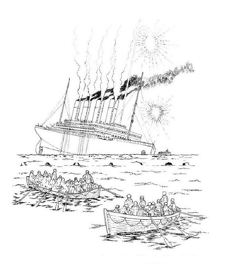 Titanic ausmalbilder