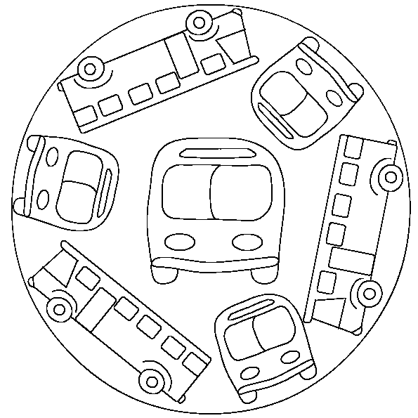 Verkehr ausmalbilder