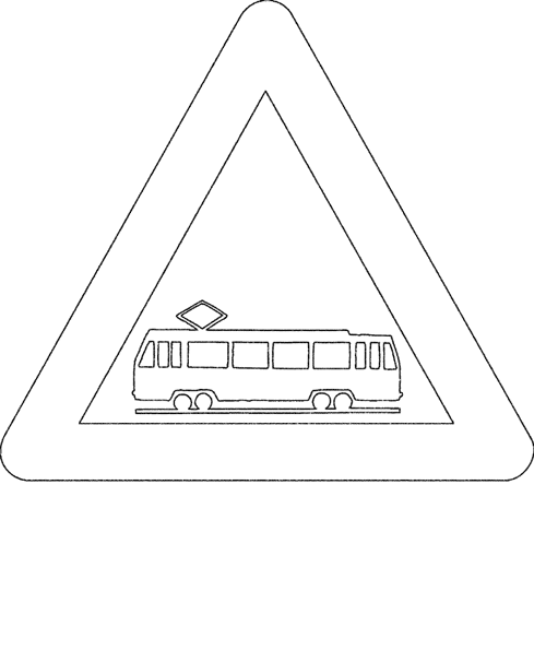 Verkehrszeichen ausmalbilder