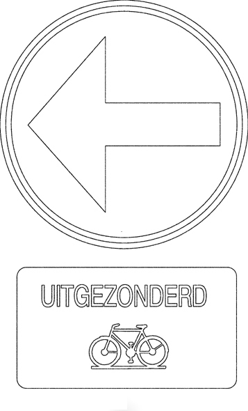 Verkehrszeichen ausmalbilder