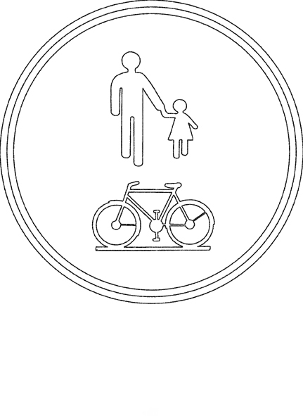 Verkehrszeichen ausmalbilder