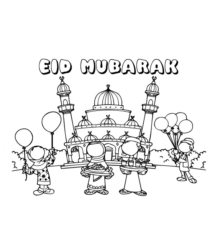 Zuckerparty eid mubarak ausmalbilder