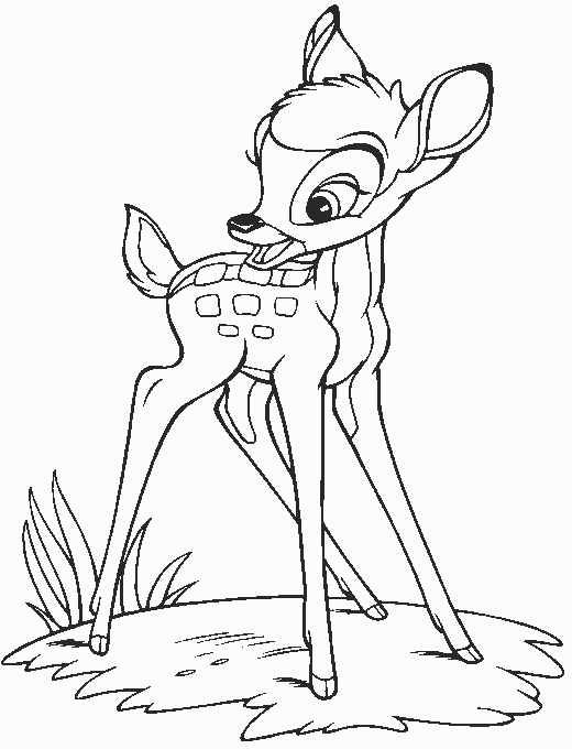 Bambi ausmalbilder