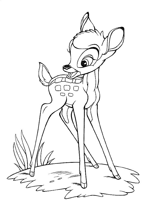 Bambi ausmalbilder