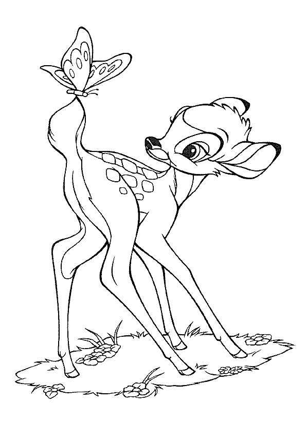 Bambi ausmalbilder