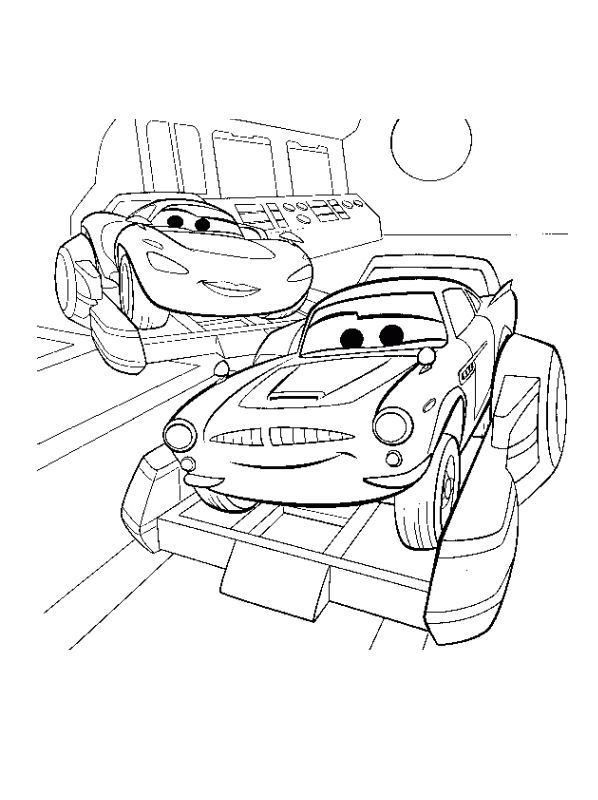 Cars 2 ausmalbilder