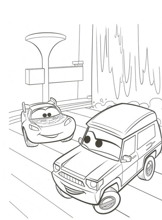 Cars 2 ausmalbilder