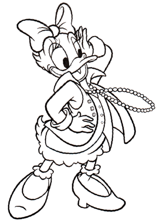 Daisy duck ausmalbilder