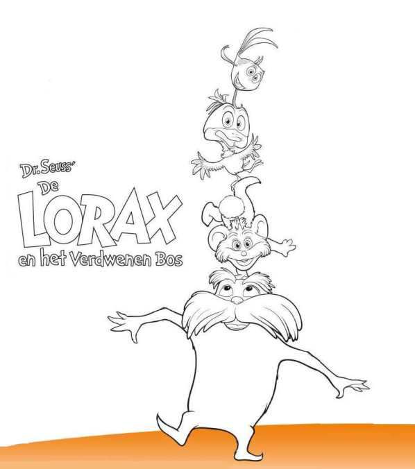 Der lorax ausmalbilder