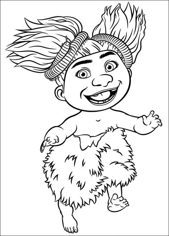 Die croods ausmalbilder