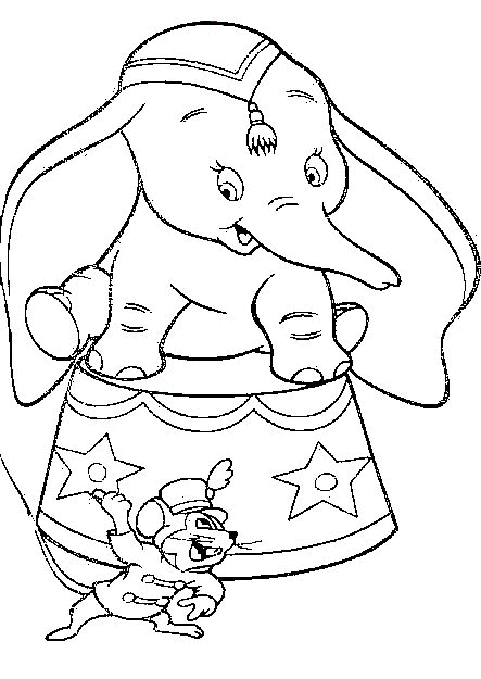 Dumbo ausmalbilder