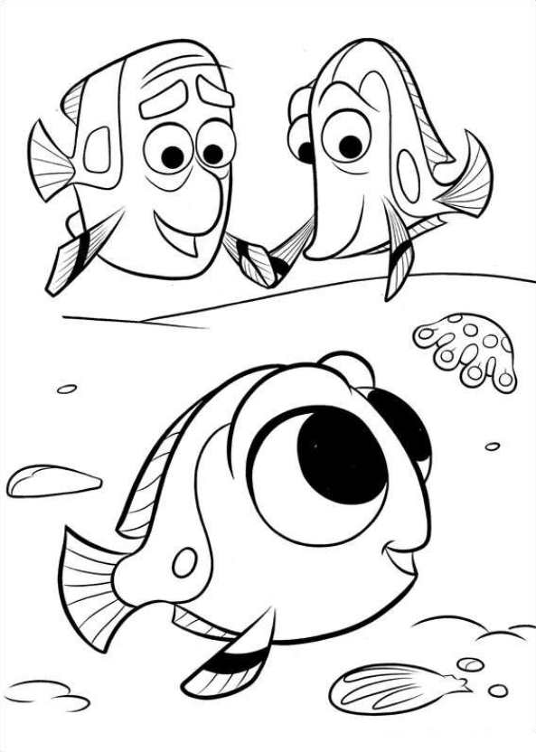 Findet dory ausmalbilder