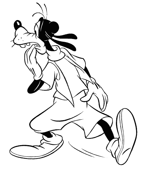 Goofy ausmalbilder