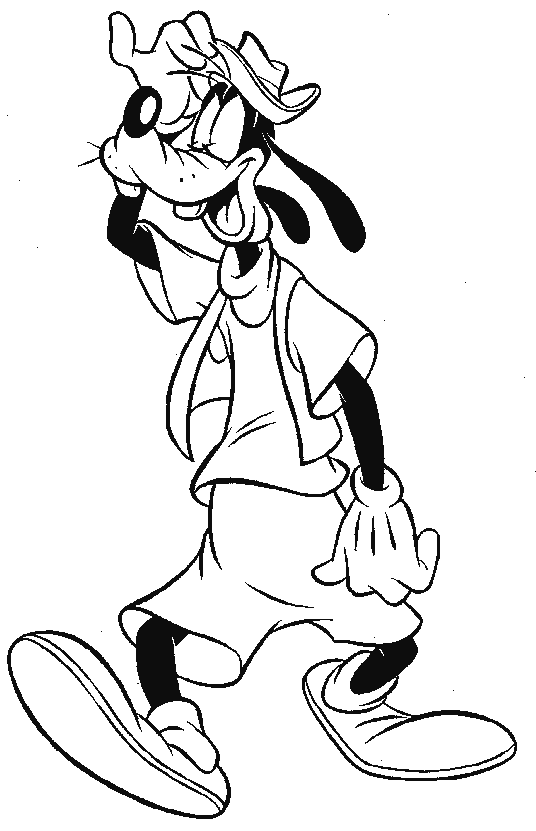 Goofy ausmalbilder