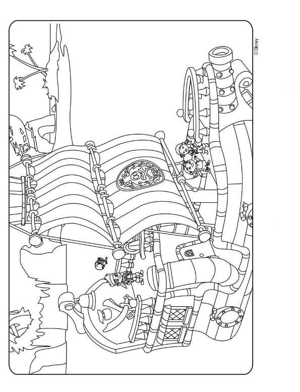 Jake und die nimmerland piraten ausmalbilder
