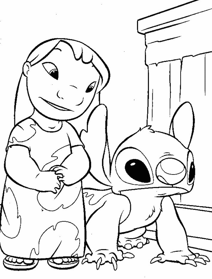 Lilo und stich ausmalbilder