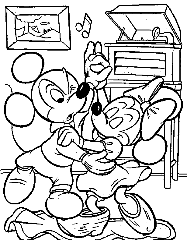 Micky mause ausmalbilder
