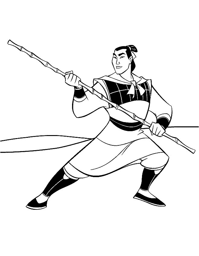 Mulan ausmalbilder