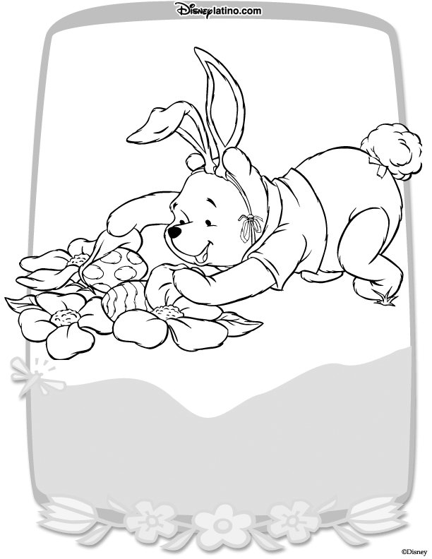 Ostern mit disney ausmalbilder