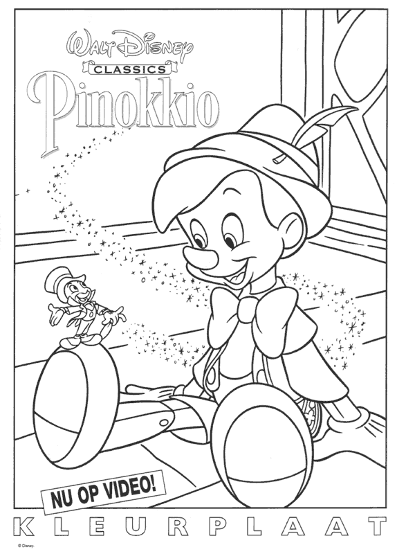 Pinocchio ausmalbilder