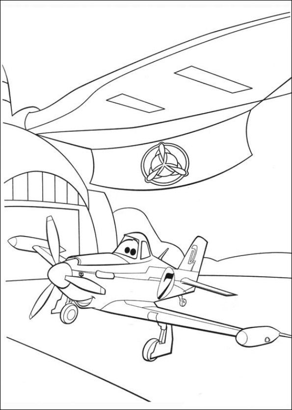 Planes 2 ausmalbilder