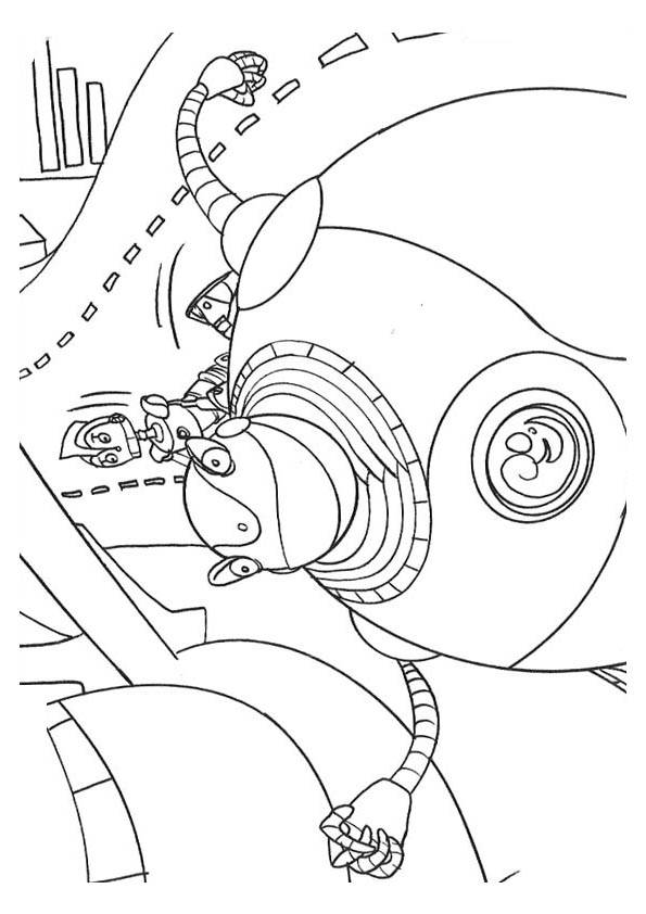 Robots ausmalbilder