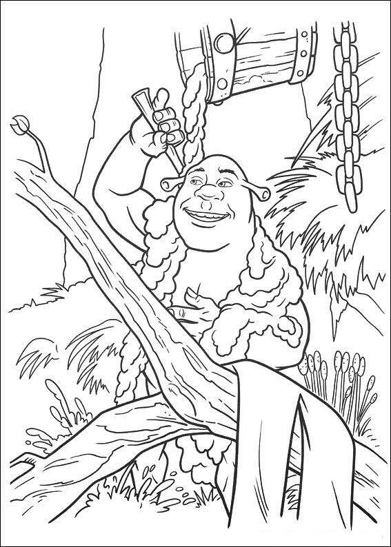 Shrek 4 ausmalbilder