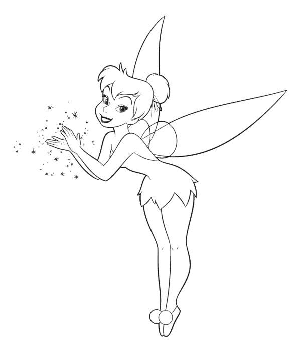 Tinker bell ausmalbilder