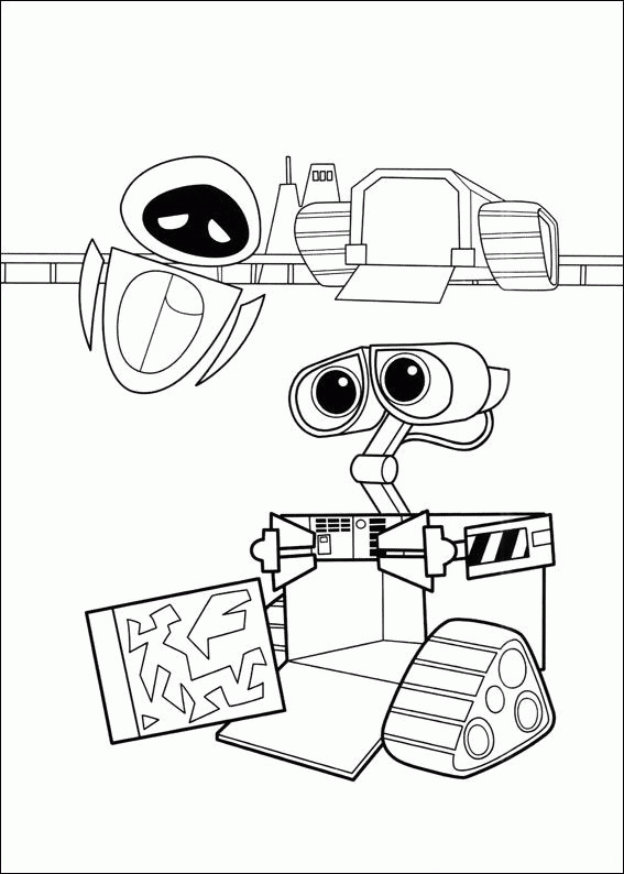 Wall e ausmalbilder